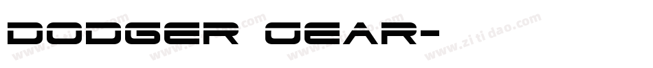 Dodger Gear字体转换